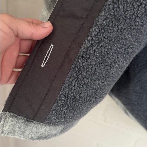 ALL SAINTS jacket Fenix Gray Camo Wool Blend Jacket Size 6 US - Picture 5 of 7